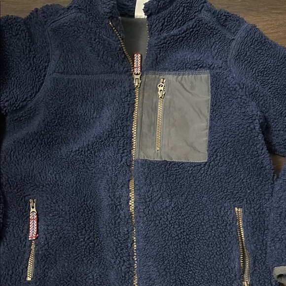 Carter’s Full Zip Crew Collar Sweater Blue Polyester 3 Pockets Size 6 Kids, boys - Picture 2 of 8